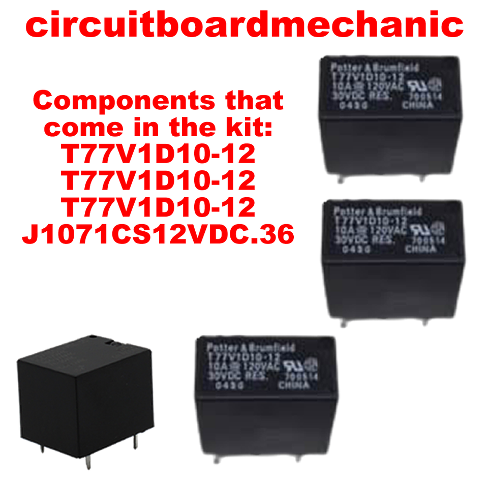 Repair Kit W10183021 WPW10424329 WPW10424331 Whirlpool Control Board Rep... - $44.55