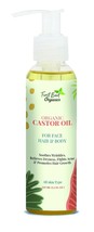 Natural &amp; Organic Castor Oil Carrier Oil For Face Hair &amp; Body For HairCare 120Ml - £17.53 GBP