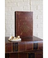 Set Of 3 Vintage Old World Gulliver&#39;s Travels Floral Design Wooden Book ... - $1,273.65 MXN