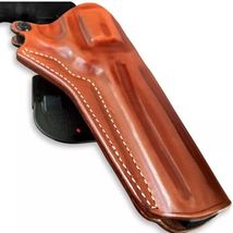 Fits Smith&Wesson 10-6 38 Special 6”BBL Leather Paddle Holster Open Top #1330# R image 6