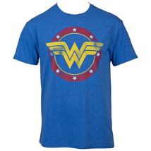Wonder Woman Washed Emblem T-Shirt Blue - £27.50 GBP+