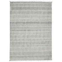 2&#39; X 3&#39; Ivory and Black Geometric Flatweave Handmade Worn Faded Area Rug... - $927.78 MXN
