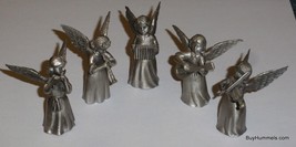 Lot of 5 Hudson H. Wilson Pewter Angels Music Band Orchestra Figures Fro... - £114.40 GBP