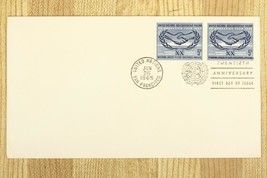 Vintage Postal History Cover 143 US FDC United Nations 1965 San Francisco Cancel - £7.07 GBP