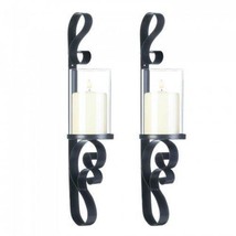 Ornate Candle Sconce Duo - £37.95 GBP