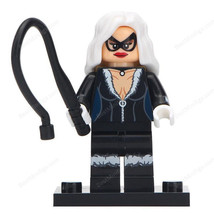 Black Cat - Marvel Comics Spiderman Themed Minifigure  Building Toy Gift... - £10.94 GBP