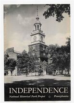 Independence National Historical Park Project Brochure Philadelphia PA 1950 - $11.88