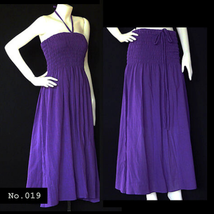 No.019 - Super Plus Size 1X,2X,3X,4X,5X,6X,7X Bohemian Women&#39;s Mini Dress - $44.00+