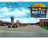 Sun Rise Motel Niagara Falls New York NY UNP Chrome Postcard R27 - £1.54 GBP