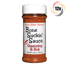 12x Shakers Bone Suckin' Sauce Hot Seasoning & Rub | 6.2oz | Fast Shipping - £78.69 GBP