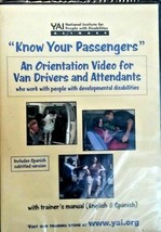 New! Know Your Passengers DVD/CD Rom Orientation Video Van Drivers &amp; Attendants - £18.09 GBP
