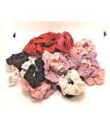 Lokks Elastic Hair Fabric Covered Soft Material All Different Lot Of 18 ... - $189.19 MXN