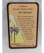 Munchkin Against Undead Only Of Smiting Item Enhancer Promo Card - $6.23