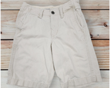 American Eagle Men&#39;s White Shorts Size 26 Classic Fit Long Length 21&quot; Pants - $13.00