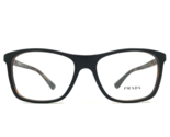 Prada Eyeglasses Frames VPR 05S-F UBH-1O1 Matte Tortoise Brown Square 55... - $98.99