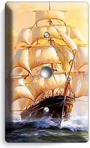 SAILING SHIP SAILBOAT OCEAN LIGHT DIMMER CABLE WALL PLATE COVERS HOME RO... - $185.64 MXN