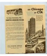 See Chicago by CTA Bus Streetcar &amp; Rapid Transit Routes 1964 Points of I... - $17.82