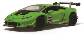 New 5&quot; Lamborghini Huracan Lp620-2 Super Trofeo Diecast Model 1:36 Green Gift Ki - £14.66 GBP