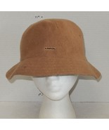 Kangol Heritage Fitted XL Xtra Large Bucket Hat Cap Tan Beige Wool Logo - €21,11 EUR