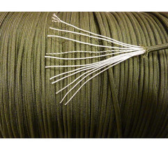 NEW Olive Drab 550 Para-cord Mil Spec Type III 7 strand parachute cord 10-250 ft - £4.55 GBP+