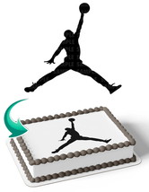 Jordan Flight Logo Edible Image Cake Topper Personalized Birthday Sheet ... - €12,92 EUR