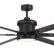 Ceiling Fan Royalty II 120 in. Integrated LED Indoor/Outdoor Matte Black New - £265.11 GBP