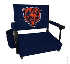 Chicago Bears Stadium Seat NFL Premium Foldable Pocket Navy Blue Orange - $1,597.64 MXN