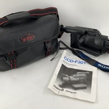SONY Camcorder CCD-F301 Video Camera Strap Sportcam Bag Instructions Parts Only - $29.69