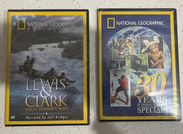 National Geographic - Lewis &amp; Clark &amp;30 Years Of Ng Specials 2 Dvd’s NEW/SEALED - £9.45 GBP