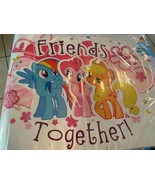 My Little Pony Friends Together Wall Decals Stickers MLP 15.7&quot; x  31.5&quot; ... - £11.04 GBP