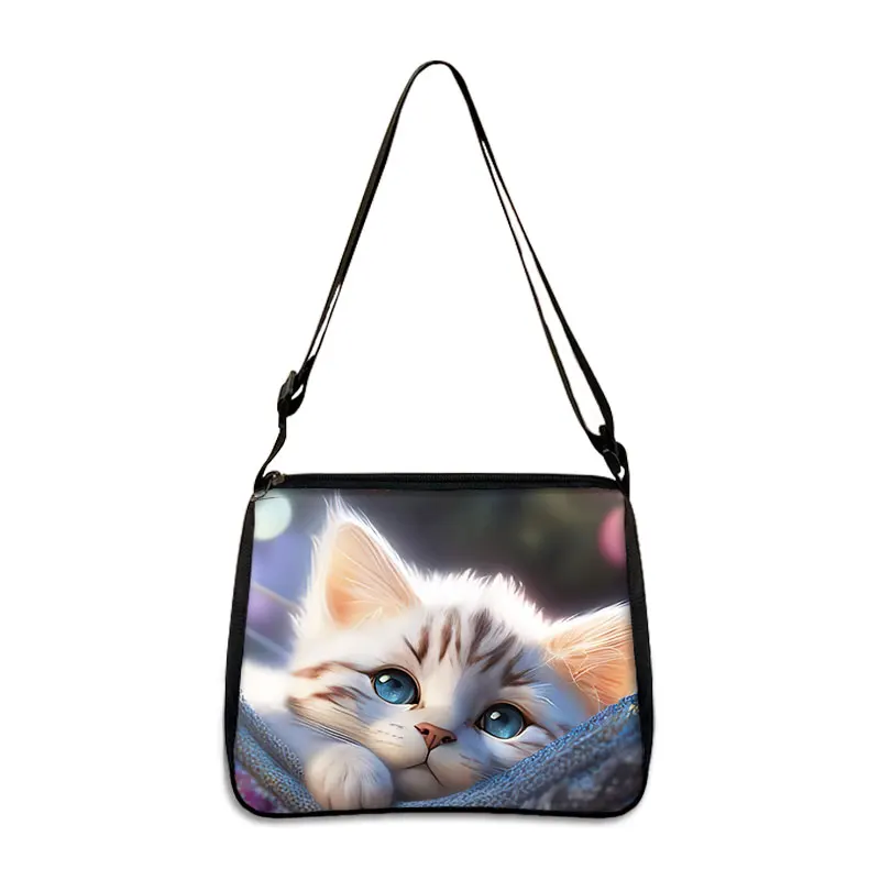 Cute Persian/Siamese Cat Handbags for Travel Scottish British Cat Messenger Bag  - £14.45 GBP