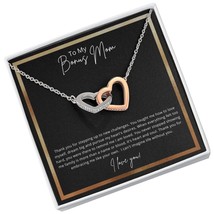Bonus Mom Gift Necklace, Step Mom Gift For Birthday, Day, To - £128.81 GBP