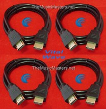 4X HDMI 6&#39; ft Cable M-M 1080P 4K Ultra HDTV BLURAY DVD XBOX PS3 Wire Cor... - £20.19 GBP