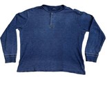 Polo Ralph Lauren Henley 2XL LS Shirt Mens Blue Naval Military Surplus W... - $29.65