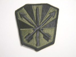 Arizona Army National Guard State Area Command Subdued PATCH- Nos Black On Olive - $2.85