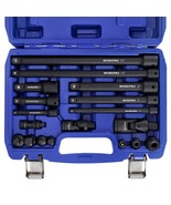 WORKPRO 18-Piece Drive Tool Accessory Set, IncludesSocketAdapters, Exten... - £64.88 GBP
