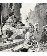 Victims Of The French Revolution 1888 Victorian Military Antique Art Pri... - $47.64 CAD