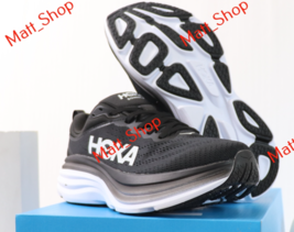 Hoka One One Bondi 8 Sneakers Women Size 8 US 1127952-BWHT Sport Gym Ath... - $149.54 CAD