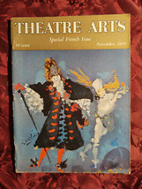 THEATRE ARTS November 1955 Marcel Vertes Comedie Francaise W. Somerset Maugham - £6.22 GBP