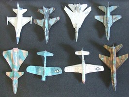 Eight Different Cut &amp; Glue Paper Airplane Model Glider Kits - £15.74 GBP