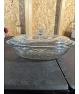 Vintage Anchor Hocking Savannah Floral 2 Qt Oval Casserole Baking Dish G... - $43.07 CAD