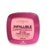 Loreal Infallible Blush #10 Confident Pink 24H Fresh Wear Pressed Powder - $252.27 MXN