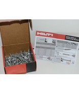 HILTI KWIK CON II 433036 PLUS PHILLIPS FLAT HEAD SCREWS 3/16 x 1 1/4 Box... - £27.17 GBP