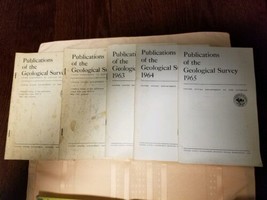 Vintage 1960s Publications of the Geological Survey Lot of 5, Geology, History - £15.78 GBP