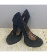 Bcb Generation Womens Jodie Pump Platform Heels Shoes Black Suede Slip O... - £14.81 GBP