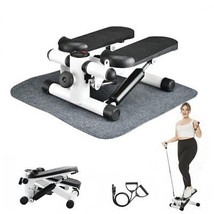 Space-Saving Exercise Stepper–Quiet, Smooth Workout with Adjustable Resistance &amp; - £118.59 GBP