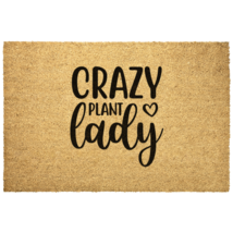 Crazy Plant Lady Outdoor Coir Doormat 4 Sizes - £21.52 GBP+