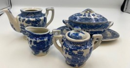 Occupied Japan lot of Miniature Childs Tea Pieces (Tureen, Cream &amp; Sugar Teapot) - £48.06 GBP