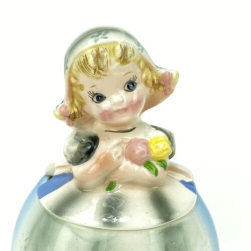 Vintage Lefton Dutch Girl Sugar Bowl Ceramic Decorative Art Pottery 2697 Item image 7