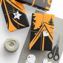 Custom Starry Night Tent Wrapping Paper - Nature Lover Gift - 90gsm Fine Art Pap - £13.05 GBP+